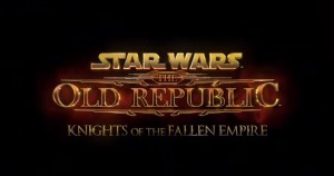 Star Wars TOR Knights of the Fallen Empire EA E3 2015
