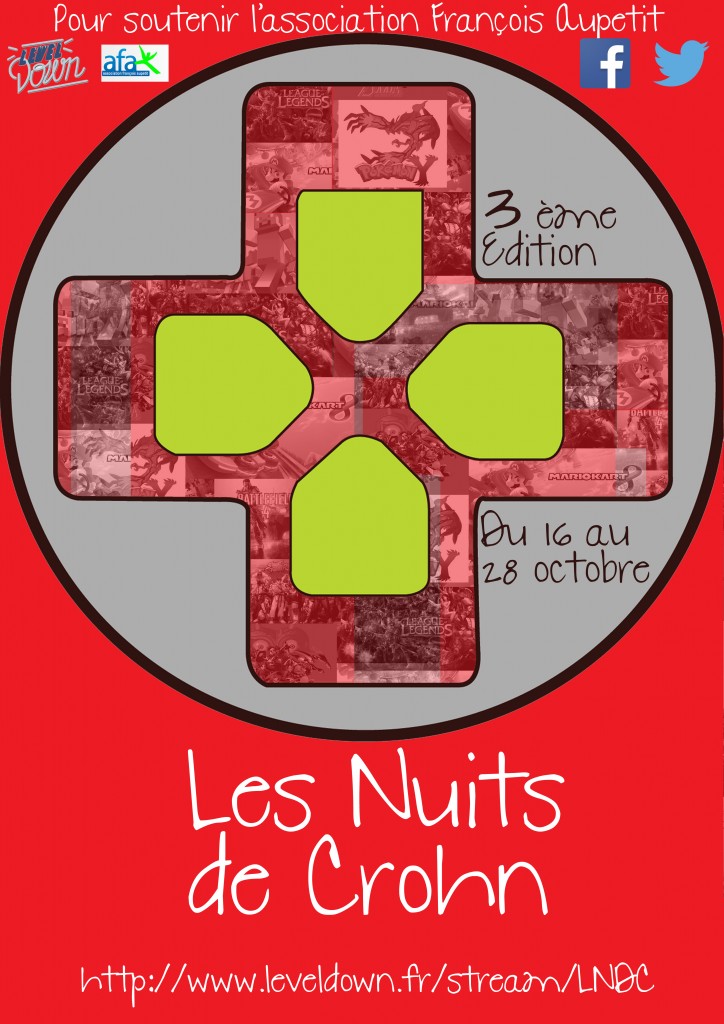 Affiche Les Nuits de Crohn 2015 LNDC