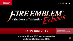 Nintendo Direct Fire Emblem - Fire Emblem Echoes Shadows of Valentia logo