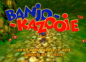Banjo-Kazooie écran titre