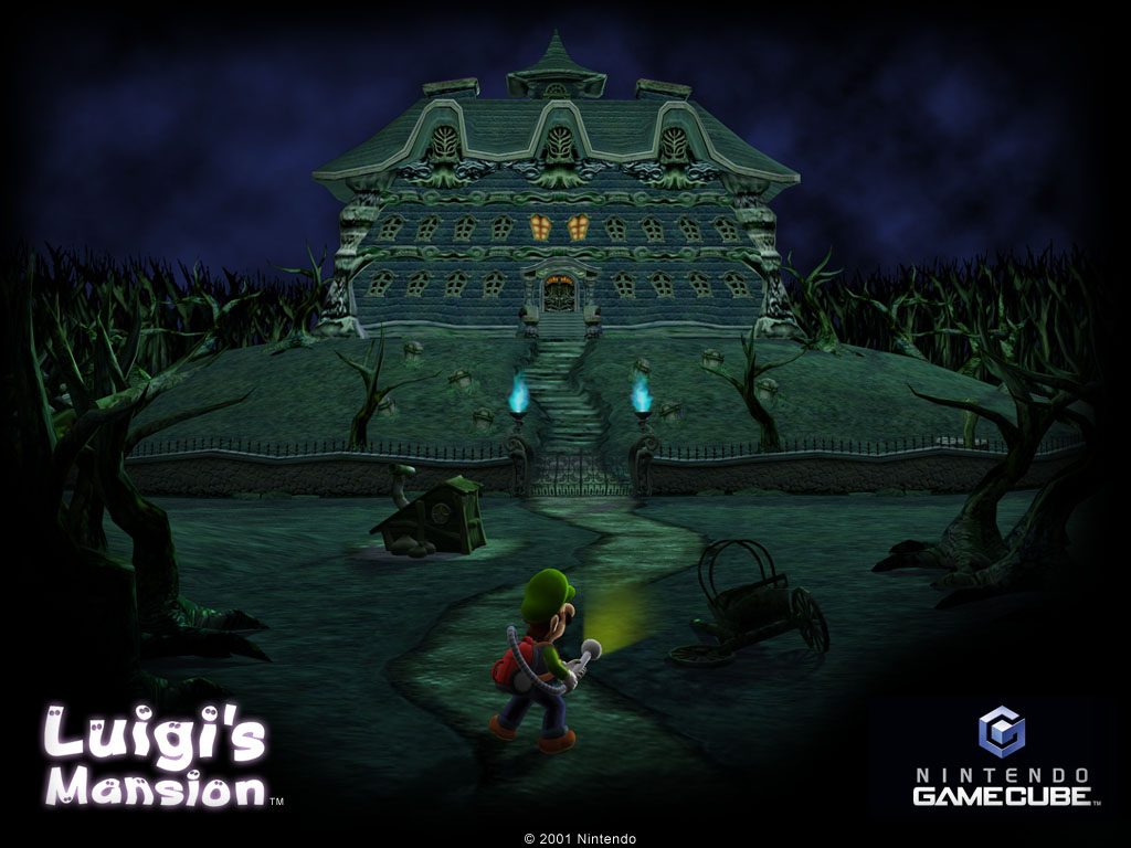 Luigi's Mansion Manoir Dehors