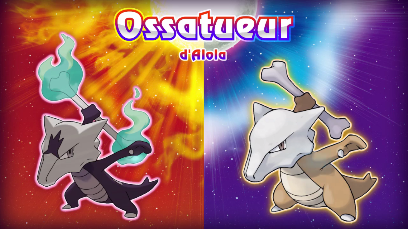 Pokémon Soleil et Lune Ossatueur d'Alola