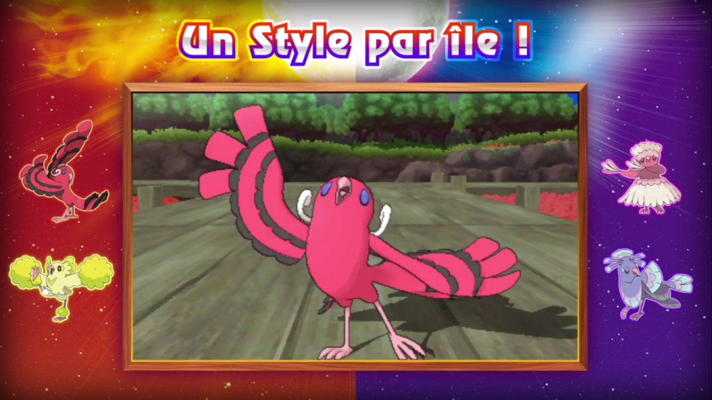 Pokémon Soleil et Lune forme Flamenco