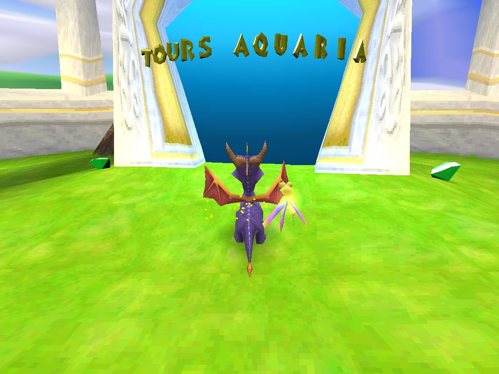 Spyro 2 Gateway to Glimmer Tour Aquaria