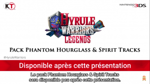 Nintendo Direct Hyrule Warriors Legends Pack Phantom Hourglass & Spirit Tracks disponible
