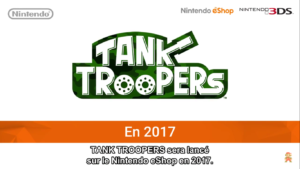 Nintendo Direct Tank Troopers date de sortie
