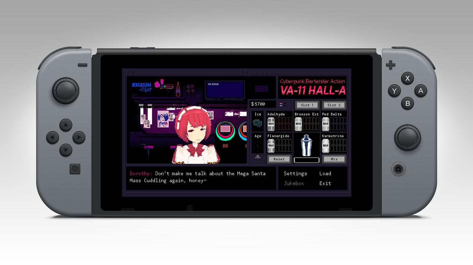 VA-11 Hall-A switch dorothy