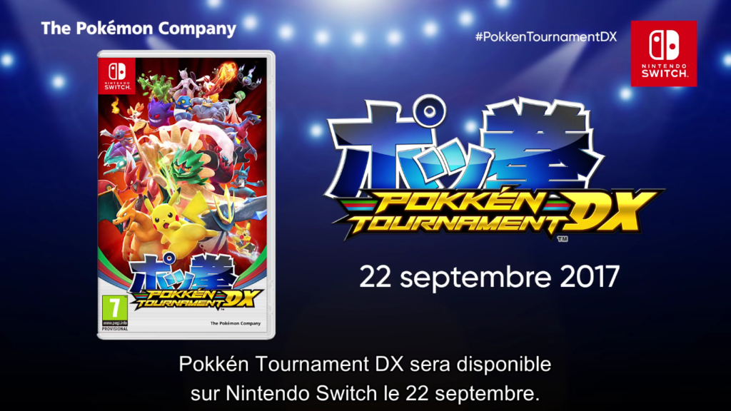 Pokémon Direct Pokken Tournament DX Date de Sortie