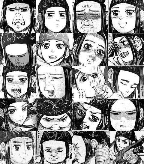 Golden Kamui expressions