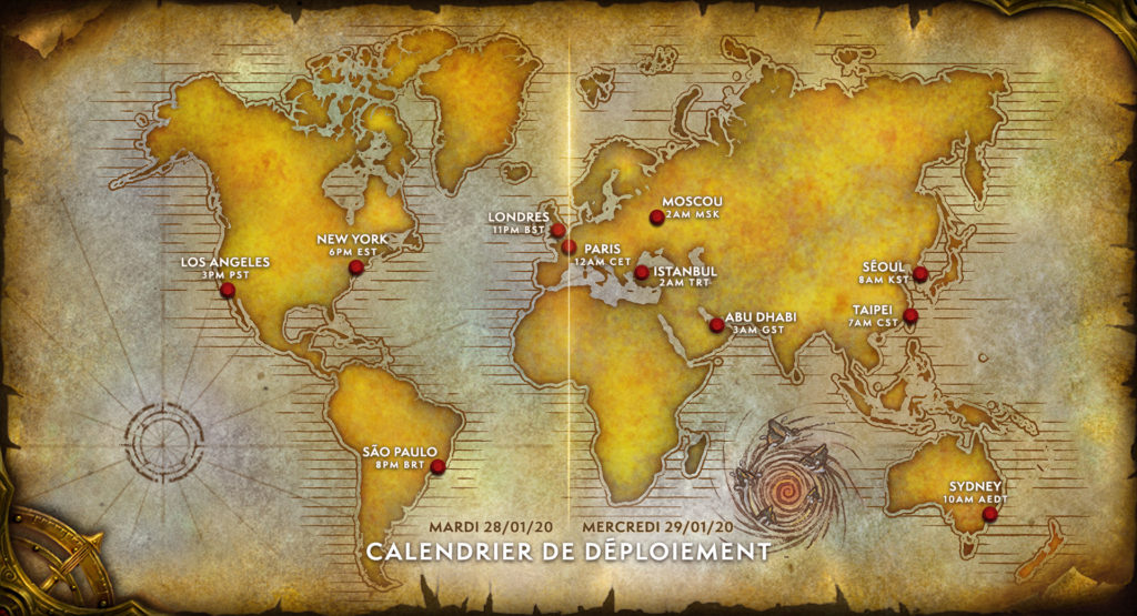 Warcraft III: Reforged déploiement